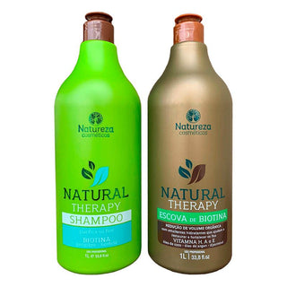 Natureza Biotina Nanoplastia Shampoo & Mask Set 1L + 1L