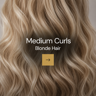 MEDIUM CURLS| MEDIUM THICNESS|BLONDE HAIR
