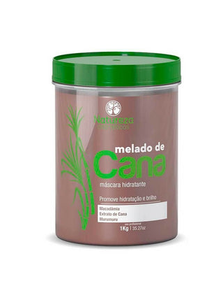 Sugarcane Molasses Hydrating Melado de Cana Treatment Hair Mask Botox 1kg Natureza