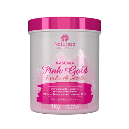 Natureza Pink Gold Professional Hair Mask 1L