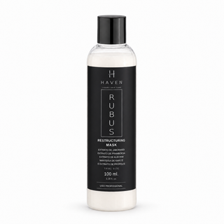 Soin professionnel à la kératine Haven "Rubus" pour cheveux bouclés, crépus et à porosité élevée 500 ml