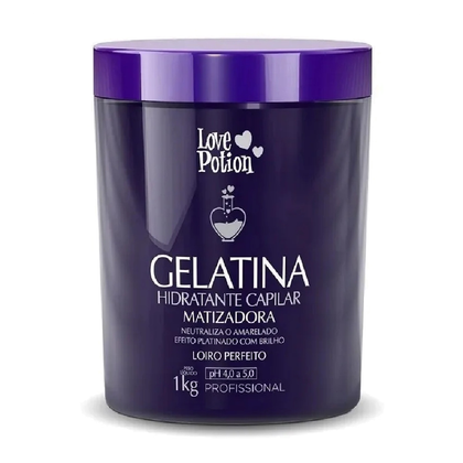 Love Potion Gelatina Matizadora anti-yellow lamination mask for blonde hair