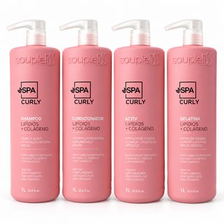 Soupleliss “Spa Curly” kit 4 pieces