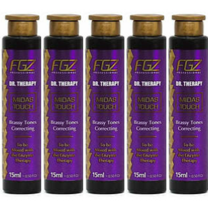 Doctor Therapy Midas Touch anti-yellow ampoules for blonde keratin treatment